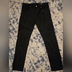 Armani Exchange J 27 Skinny biker jeans black size 34